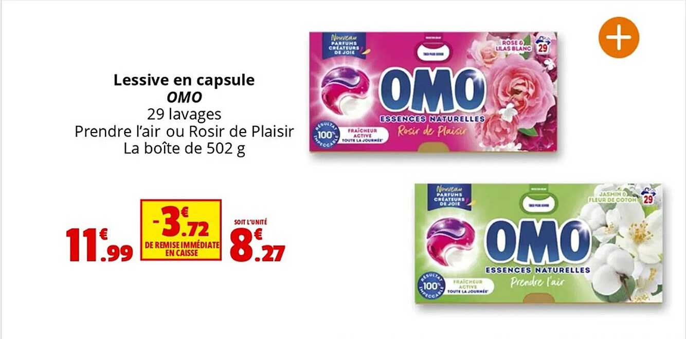 Lessive en capsule OMO