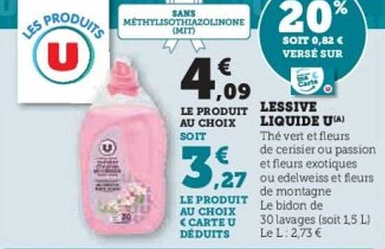LESSIVE LIQUIDE U(A)