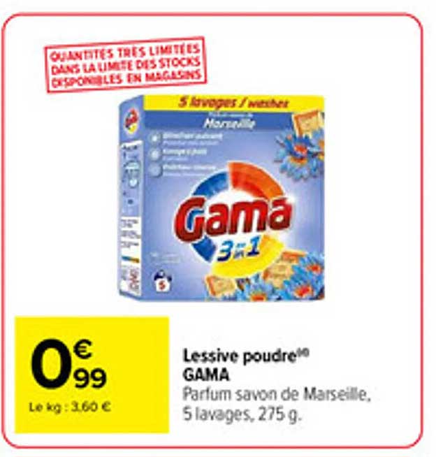 Lessive poudre™ GAMA