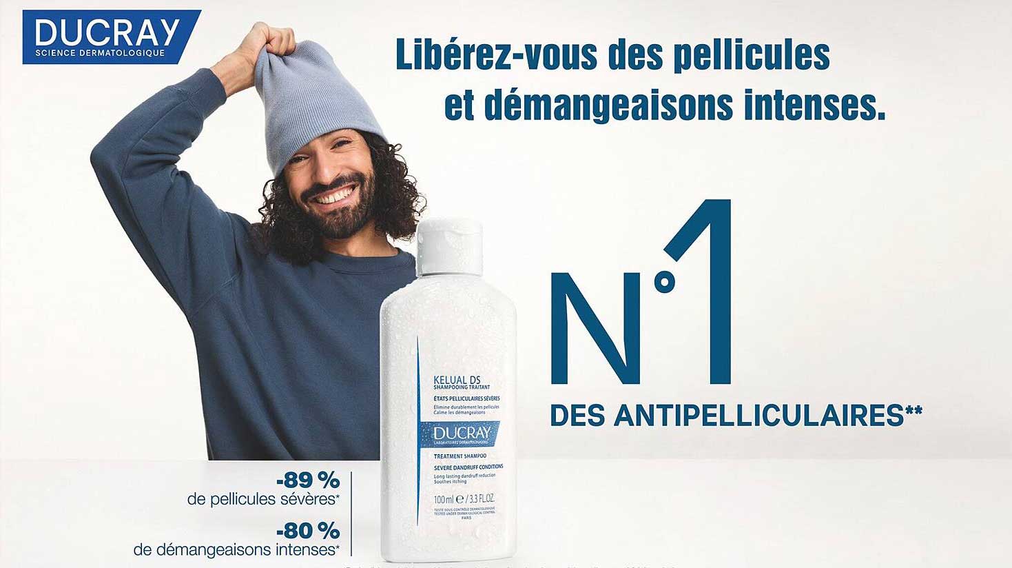 Libérez-vous des pellicules et démangeaisons intenses.
