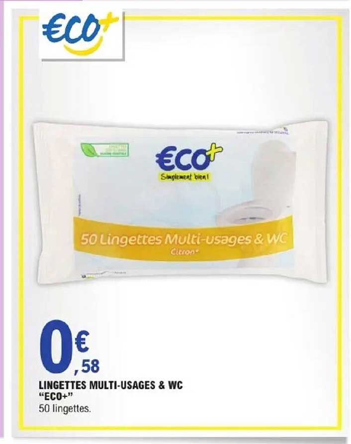 LINGETTES MULTI-USAGES & WC "ECO+"