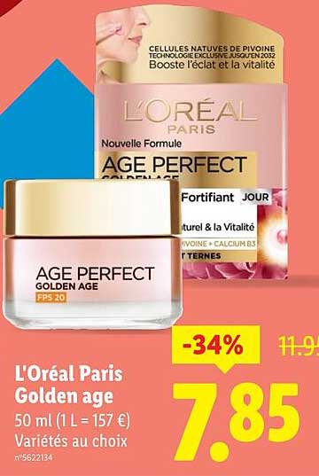 L'Oréal Paris Golden age