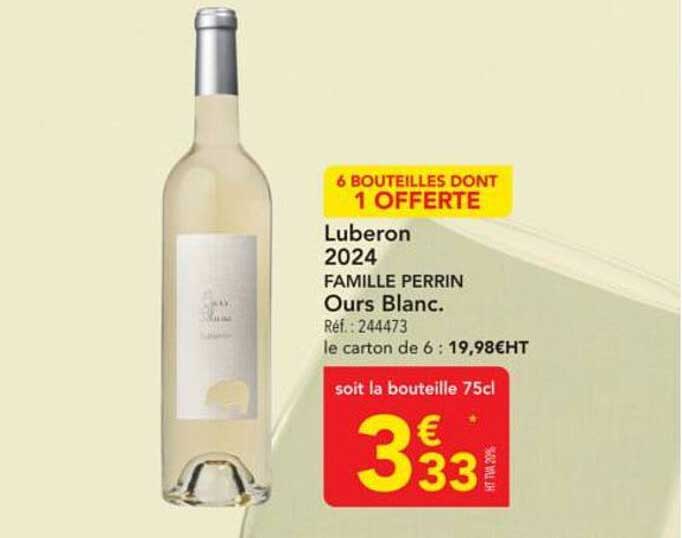 Luberon 2024 - FAMILLE PERRIN Ours Blanc.