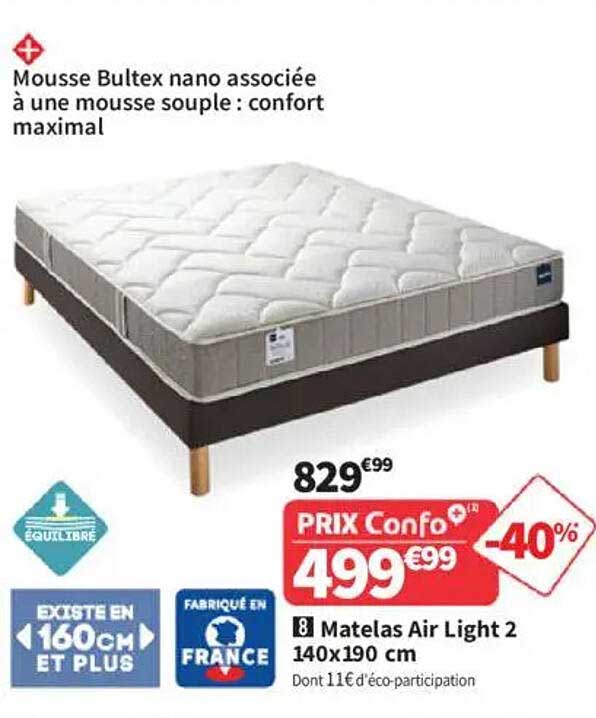 Matelas Air Light 2 140x190 cm