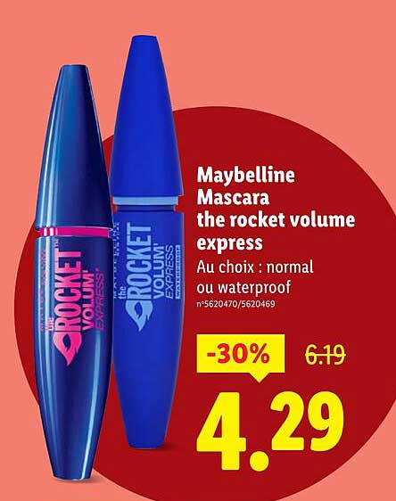 Maybelline Mascara the rocket volume express