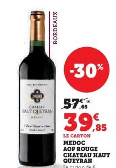 MEDOC AOP ROUGE CHATEAU HAUT QUEYRAN