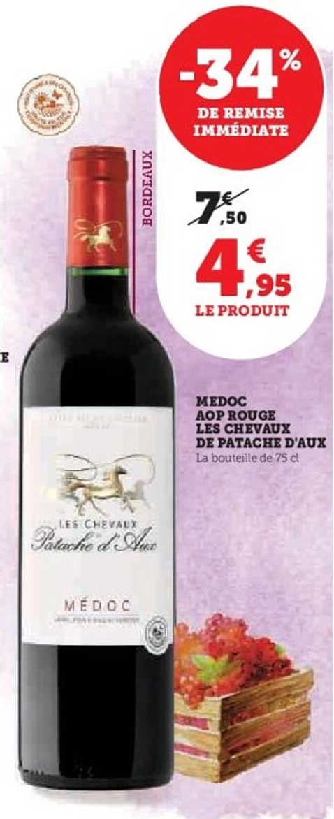 MEDOC AOP ROUGE LES CHEVAUX DE PATACHE D'AUX