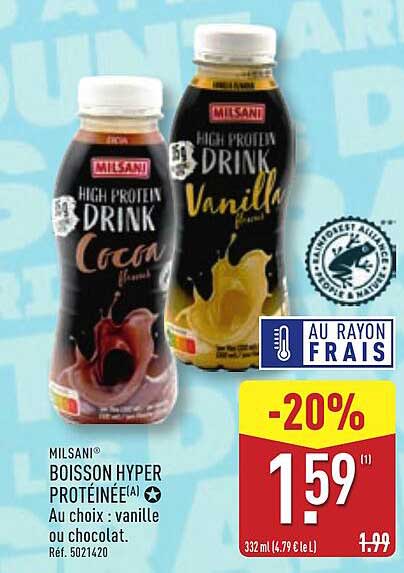 MILSANİ® BOISSON HYPER PROTÉINÉE