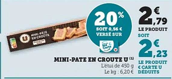 MINI-PATE EN CROUTE U