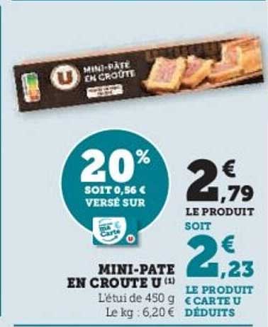 MINI-PÂTE EN CROÛTE U