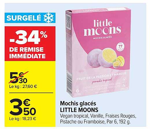 Mochis glacés LITTLE MOONS