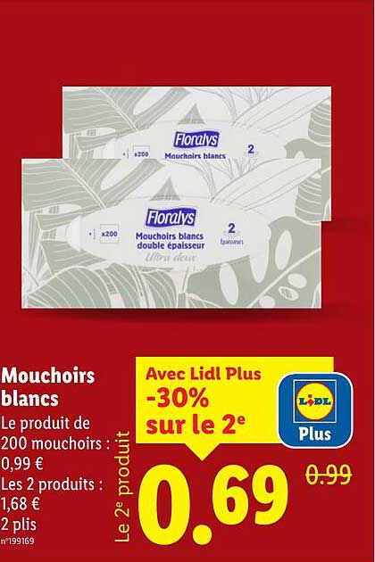 Mouchoirs blancs