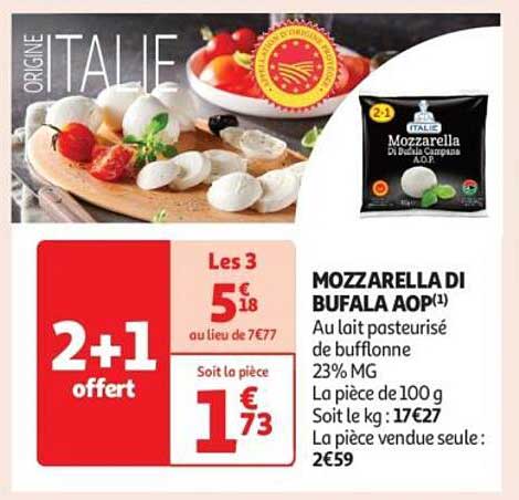 MOZZARELLA DI BUFALA AOP