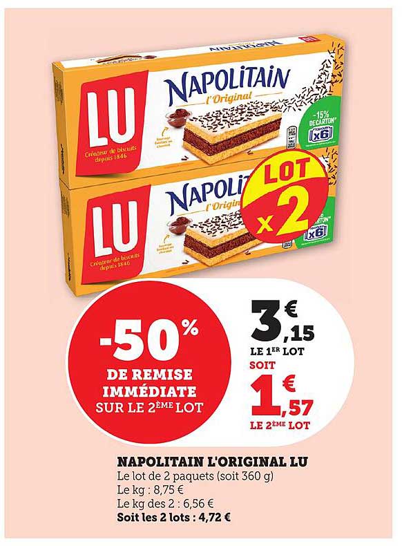 NAPOLITAIN L'ORIGINAL LU