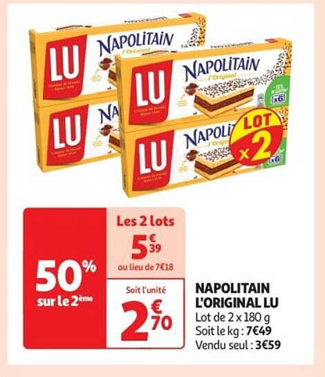 NAPOLITAIN L'ORIGINAL LU
