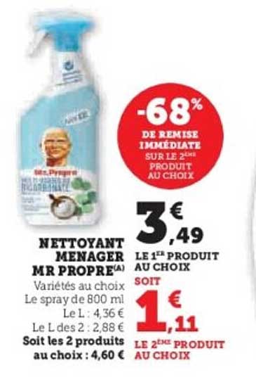 NETTOYANT MENAGER MR PROPRE