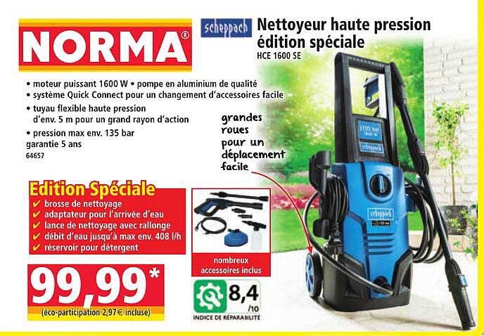 Nettoyeur haute pression édition spéciale HCE 1600 SE