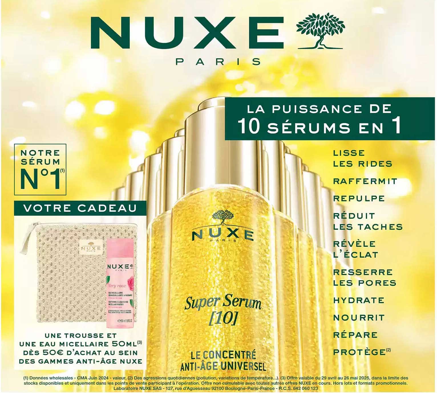 NUXE Super Serum [10] - LE CONCENTRÉ ANTI-ÂGE UNIVERSEL