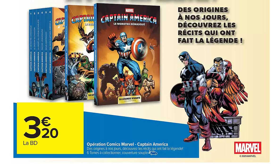 Opération Comics Marvel - Captain America