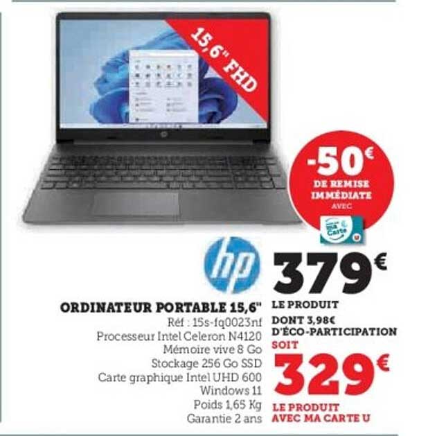 ORDINATEUR PORTABLE 15,6"