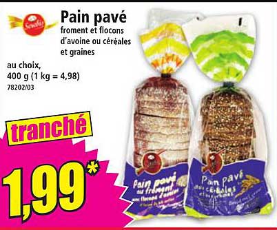 Pain pavé