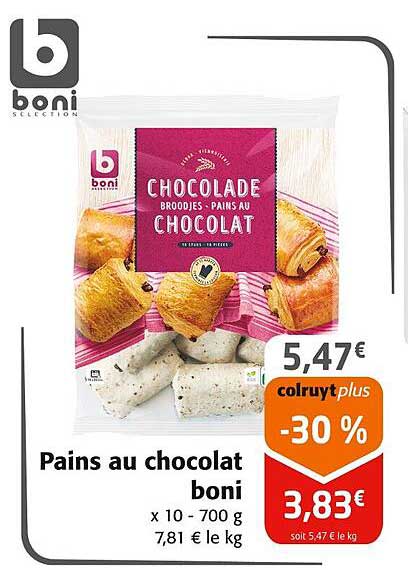 Pains au chocolat boni