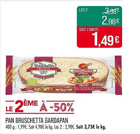 PAN BRUSCHETTA GARDAPAN