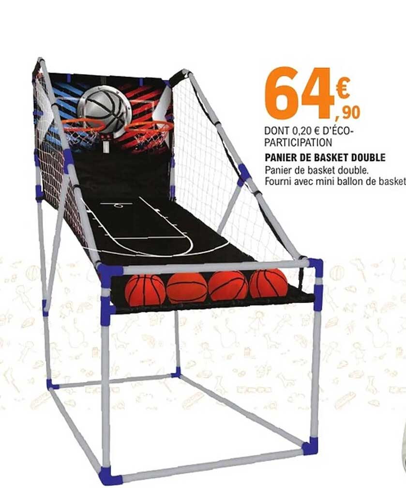 PANIER DE BASKET DOUBLE