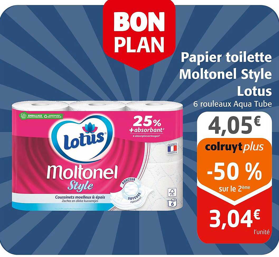 Papier toilette Moltonel Style Lotus