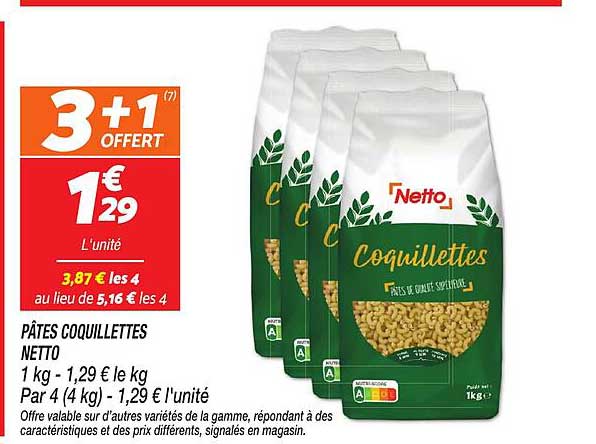 PÂTES COQUILLETTES