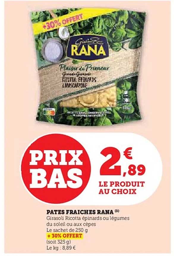 PATES FRAICHES RANA