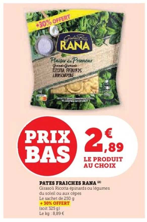 PATES FRAICHES RANA