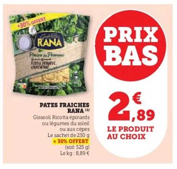 PATES FRAICHES RANA