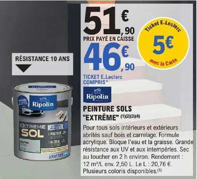 PEINTURE SOLS "EXTRÊME"