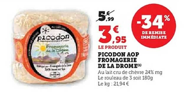 PICODON AOP FROMAGERIE DE LA DRÔME