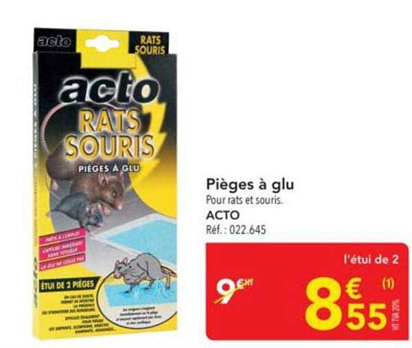 Pièges à glu