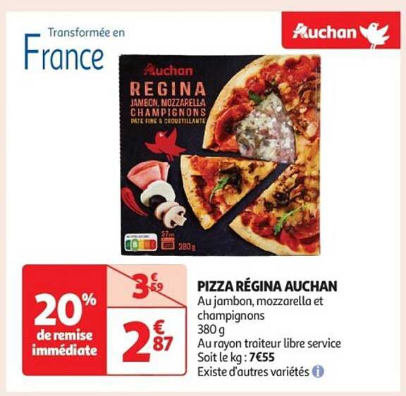PIZZA RÉGINA AUCHAN