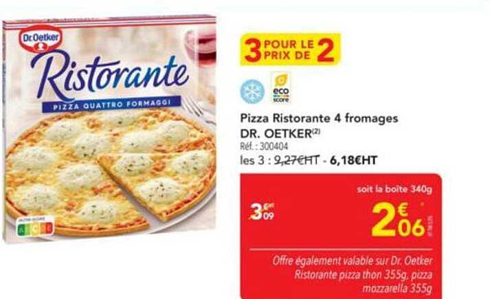 Pizza Ristorante 4 fromages DR. OETKER