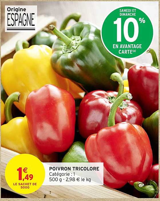 POIVRON TRICOLORE