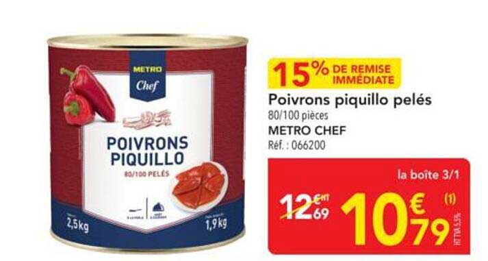 Poivrons piquillo pelés