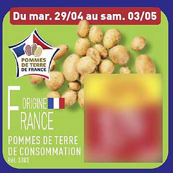 Pommes de terre de consommation