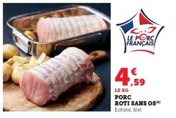 PORC RÔTI SANS OS
