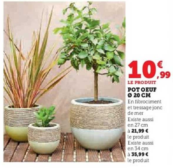 POT OEUF Ø 20 CM