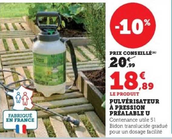 Pulvérisateur à pression préalable U