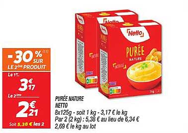 PURÉE NATURE