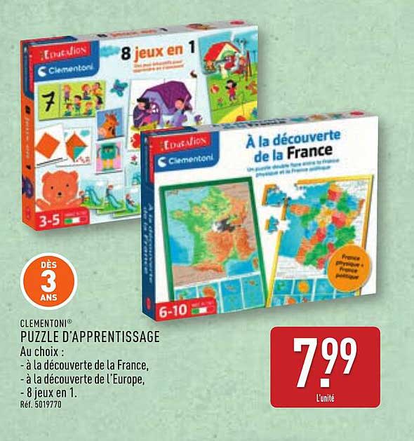 Puzzle d'apprentissage CLEMENTONI®