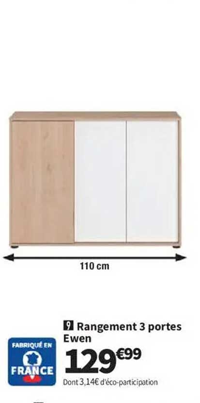 Rangement 3 portes Ewen