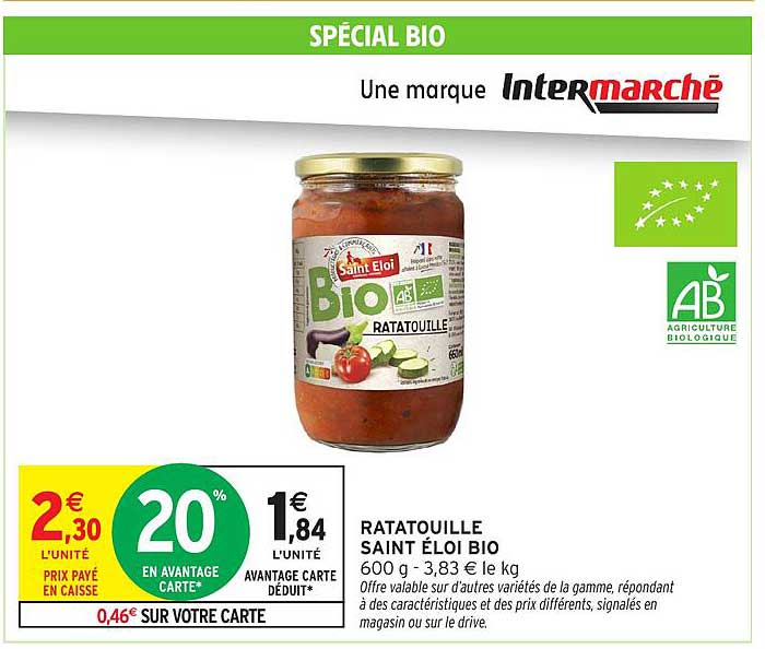 Ratatouille Saint Éloi Bio