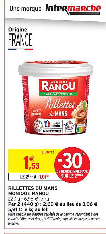 RILLETTES DU MANS MONIQUE RANOU