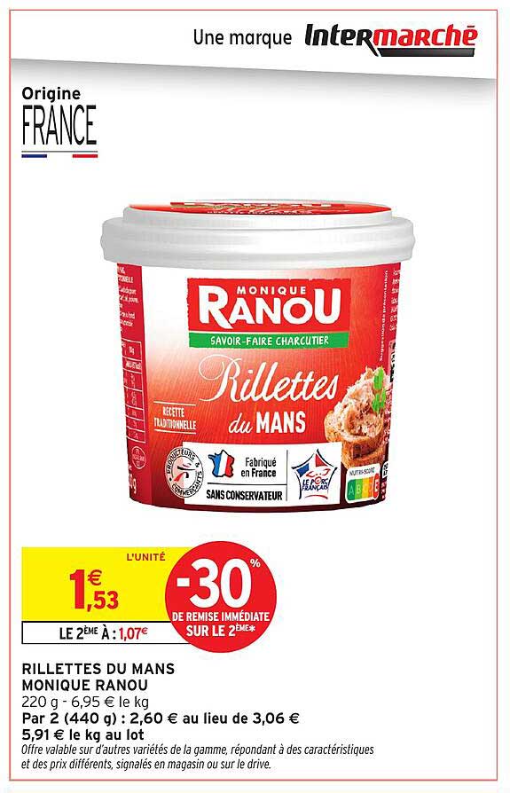 RILLETTES DU MANS MONIQUE RANOU